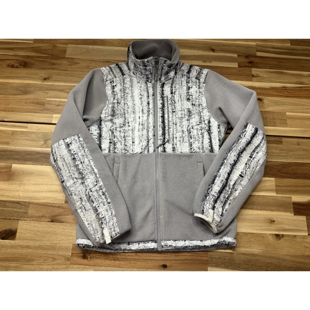 The North Face Women's Denali Polartec Gray Camo Fleece Jacket Size XS